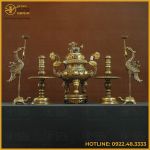 Bộ đỉnh đồng ngũ sự bằng đồng hai công nghệ