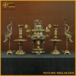 Bộ đỉnh đồng ngũ sự bằng đồng hai công nghệ