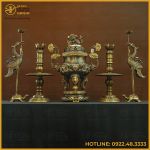 Bộ đỉnh đồng ngũ sự bằng đồng hai công nghệ