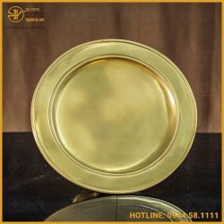 Mâm bồng đồng vàng catut đầy đủ kích thước