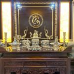 Bàn giao dự án thiết kế phòng thờ và bộ đồ thờ catut cho khách hàng tại Hải Phòng