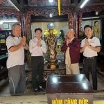 Đồ đồng Dung Quang Hà cúng tiến tượng Phật Bà Quan Âm 1m2 tại chùa Phúc Khánh - Hà Nội