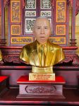 Bàn giao 3 pho tượng truyền thần dát vàng cao 48cm cho khách hàng tại Thanh Hoá