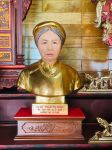Bàn giao 3 pho tượng truyền thần dát vàng cao 48cm cho khách hàng tại Thanh Hoá