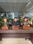 Hoàn thiện và bàn giao 3 pho tượng truyền thần