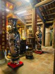 Bàn giao đôi lộc bình 1m72 long phụng chầu nguyệt và bát hương 40 song long chầu nguyệt đồng đỏ cạo màu tại chùa Vĩnh Nghiêm - Bắc Giang