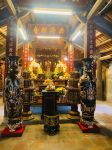 Bàn giao đôi lộc bình 1m72 long phụng chầu nguyệt và bát hương 40 song long chầu nguyệt đồng đỏ cạo màu tại chùa Vĩnh Nghiêm - Bắc Giang