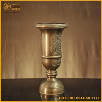 Ống hương đồng vàng hun