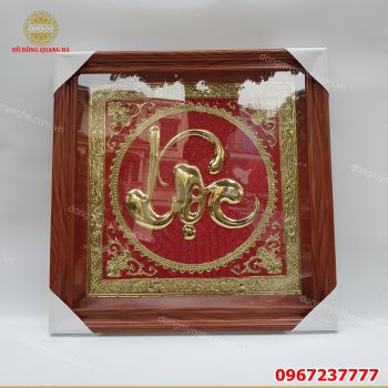 Tranh Chữ Bằng Đồng - Quà Tặng, Vật Trưng Bày Ý Nghĩa Nhất