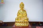Tượng Đức Phật Thích Ca Mâu Ni bằng đồng mạ vàng 24k