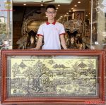 Tranh đồng quê Việt Nam cội nguồn quê hương xước giả cổ