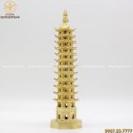 Tháp Văn Xương bằng đồng vàng thiết kế độc đáo cao 30cm