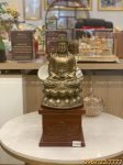 Tượng Phật Adida bằng đồng cao 30cm hun giả cổ tôn nghiêm