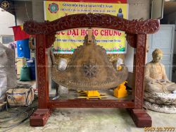 Lắp đặt Khánh đồng 305kg tại Chùa Chánh Đẳng Giác - Tây Ninh