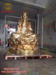 Tượng Phật Thích Ca Mâu Ni bằng đồng cao 3m