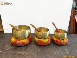 Chuông bát Gia Trì Đài Loan bằng đồng đường kính 15 cm