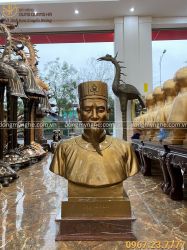 Tượng Chu Văn An bằng đồng đỏ cao 50 cm đẹp sống động