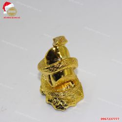 Tượng Rắn Phong Thủy Mạ Vàng Cao 7,5cm