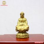 Tượng Phật A Di Đà bằng đồng loại nhỏ để bàn hoặc xe ô tô