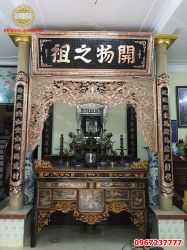 Cửa võng bàn thờ đẹp tinh xảo