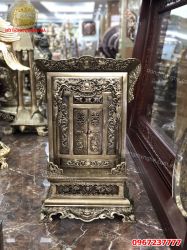 Khám thờ gia tiên chạm đẹp tinh xảo