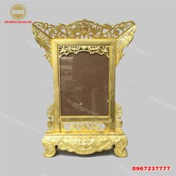 Mẫu khung ảnh bàn thờ đẹp bằng đồng