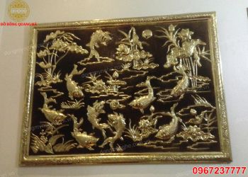 Bức “tuyệt phẩm” của dòng Tranh Cửu Ngư Quần Hội