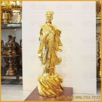 Dịch vụ dát vàng tượng gỗ cho khách hàng
