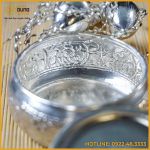 Bộ trầu cau 5 quả mạ bạc cao cấp