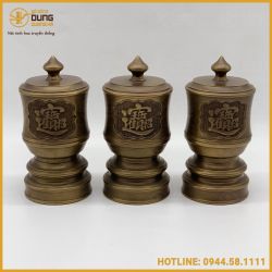 Đài thờ đồng vàng hun đầy đủ kích thước