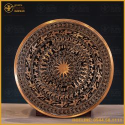 Mặt trống đồng bằng đồng đỏ mộc