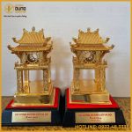 Mô hình Khuê Văn Các bằng đồng vàng  mạ vàng cao cấp
