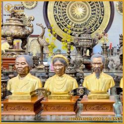 Tổng hợp những mẫu tượng chân dung bằng đồng đẹp tinh xảo