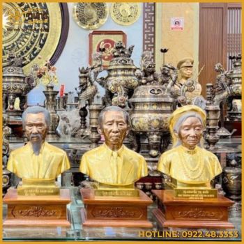 Tổng hợp những mẫu tượng chân dung bằng đồng đẹp tinh xảo