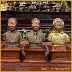 Bộ sưu tập tượng chân dung bán thân bằng đồng cao cấp