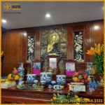 Tranh Phật Thích Ca Mâu Ni bằng đồng tinh xảo