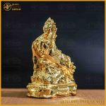 Tượng ngựa đồng vàng mạ vàng kích thước 15x12cm nặng 1,2kg