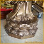 Tượng Phật Bà Quan Âm đồng đỏ làm màu cổ kính cao 1m8