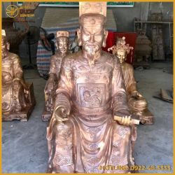 Tượng cụ tổ bằng đồng đỏ chế tác theo yêu cầu