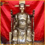 Tượng cụ tổ đồng đỏ làm màu – Chế tác theo yêu cầu