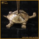 Đôi hạc đồng đỏ hun nâu cao 60cm