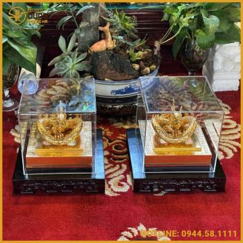 Bàn giao Ấn Rồng Hoàng Đế Chi Bảo dát vàng 9999 tại Đền Bà Chúa Then - Bắc Giang