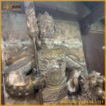 Hoàn thiện lắp đặt phần thô Tượng Quan Văn & Quan Võ tại Đền Nguyễn Thị Bích Châu Hà Tĩnh