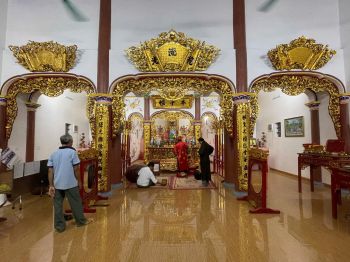 Đồ đồng Dung Quang Hà trực tiếp đúc tượng cụ tổ diễn ra tại Giao Thuỷ, Nam Định