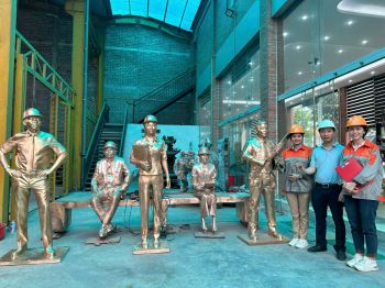 Quá trình sản xuất & bàn giao lắp đặt bộ Tượng Đài Vinh Danh tại Vân Đồn, Quảng Ninh