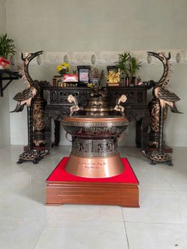 Đồ đồng Dung Quang Hà bàn giao đỉnh tai mây, lục bình, hạc đồng và trống đồng tại Thanh Hóa