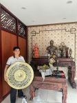 Đồ đồng Dung Quang Hà hoàn thiện và bàn giao mặt trống, tượng Bác Hồ, đồ thờ tại Viettel Post 