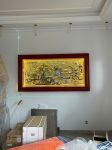 Dung Quang Hà Lắp đặt tranh Cội Nguồn Quê Hương bằng đồng cao 1m2, dài 2m3 tại Hải Hậu – Ninh Bình