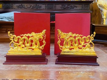 Tượng Rồng thời Lý 22x14cm hoàn thiện tinh xảo